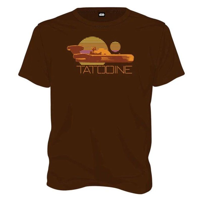 STAR WARS - T-Shirt Tatooine - Brown (L)