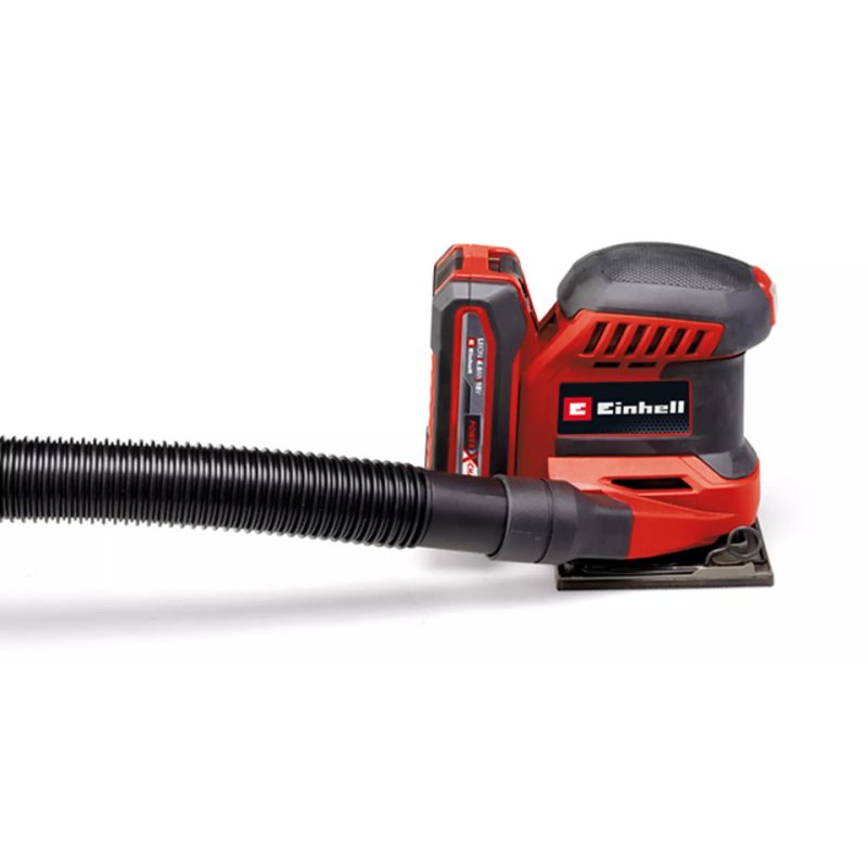 Power X-Change Akku-Faust-Schwingschleifer TE-OS 18/113 3X Li-Solo, 18Volt (rot/schwarz, ohne Akku und Ladegerät, mit