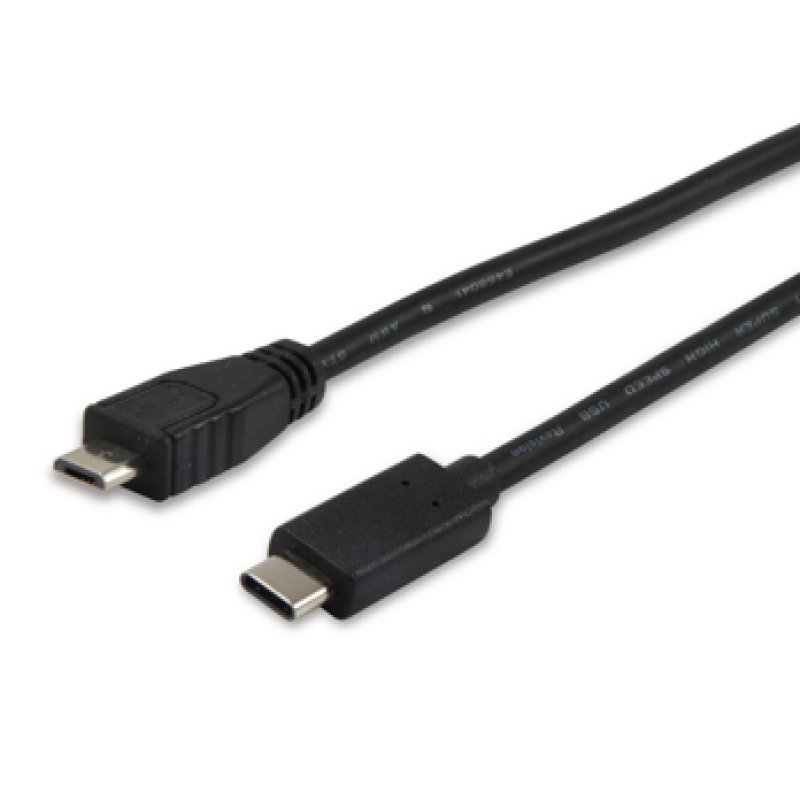 Equip USB 2.0 Type C to Micro-B Cable, 1m