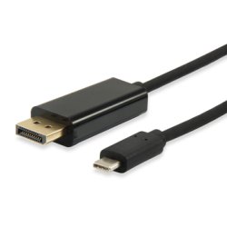 Equip Adapter USB-C - DisplayPort 4K60Hz 1.80m sw Polybeutel