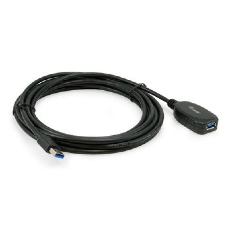 Equip Kabel USB-A 3.0 - A Verl. St/Bu 5.00m 5Gbps akt.sw