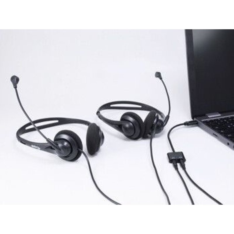 Equip USB-C to Dual 3.5mm Audio DAC Adapter