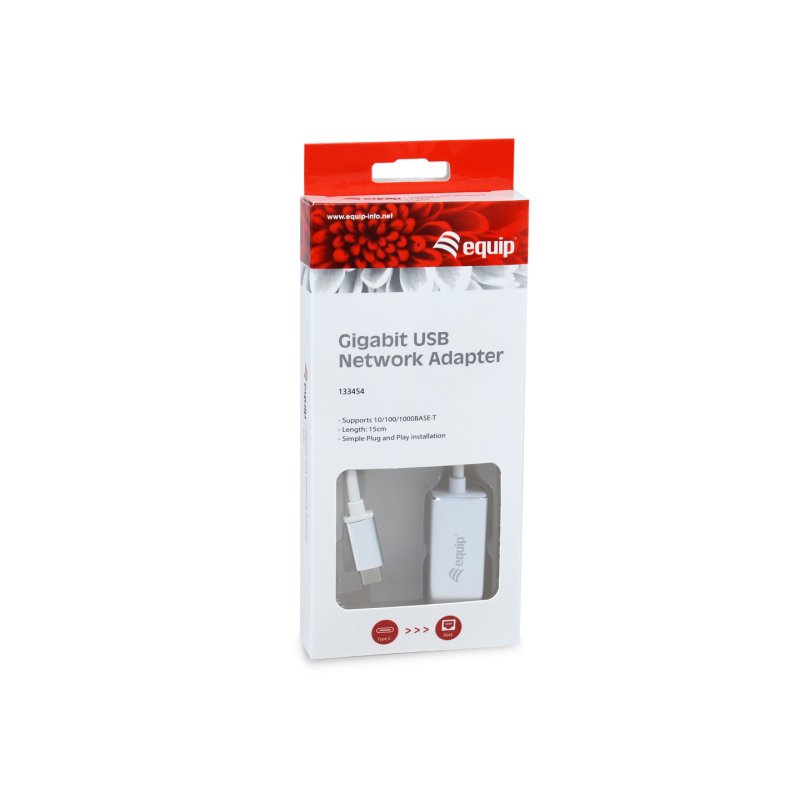 Equip Adapter USB-C - RJ45 10/100/1000 0.15m si