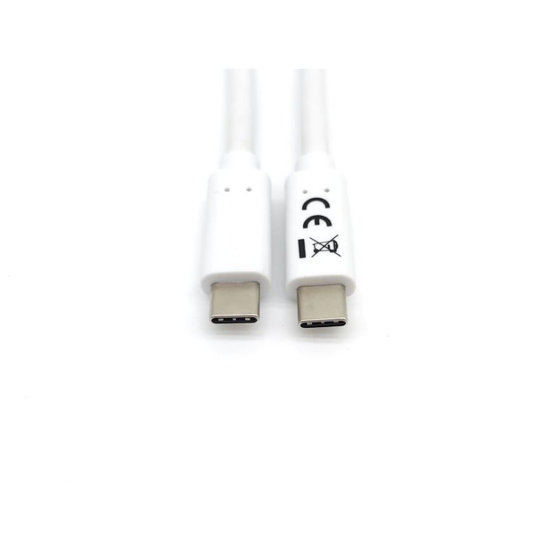 Equip 128361 Câble USB 3.2 Gen 1 C vers C, M/M , 1.0m, PD 60W, 5Gbps, Blanc