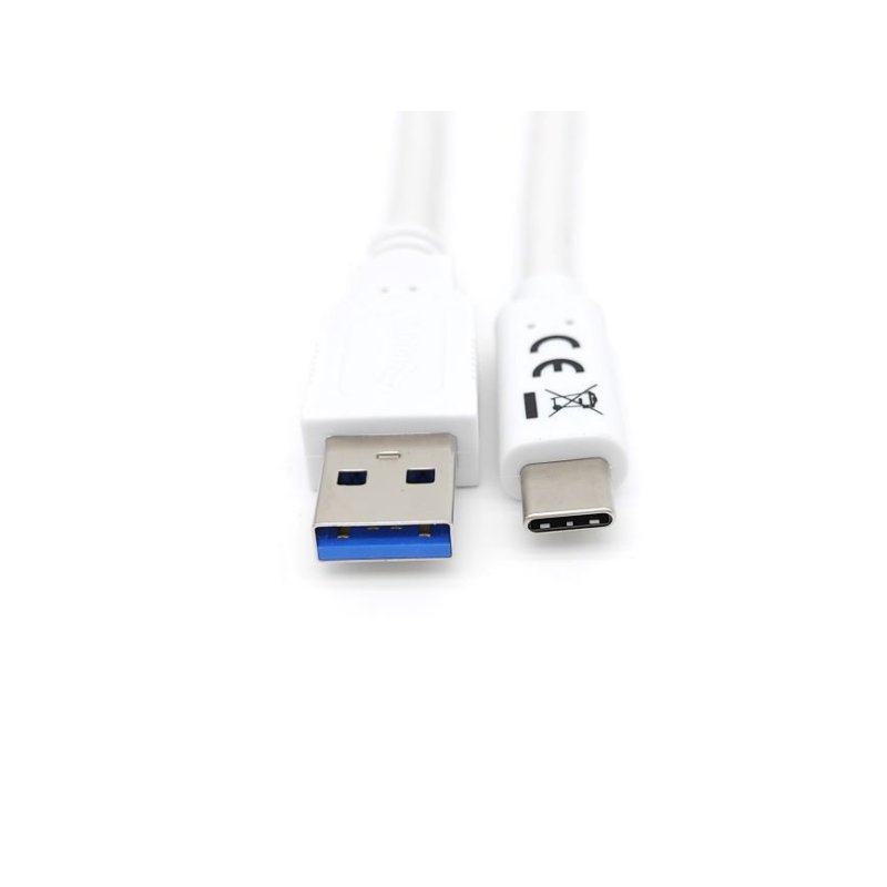 Equip 128364 Câble USB 3.2 Gen 1 C vers A, M/M , 2.0m, 5Gbps, blanc