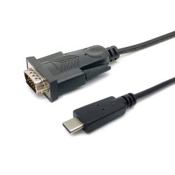 Equip Adapter USB-C - Seriell RS232-DB9 St/St 1.50m sw