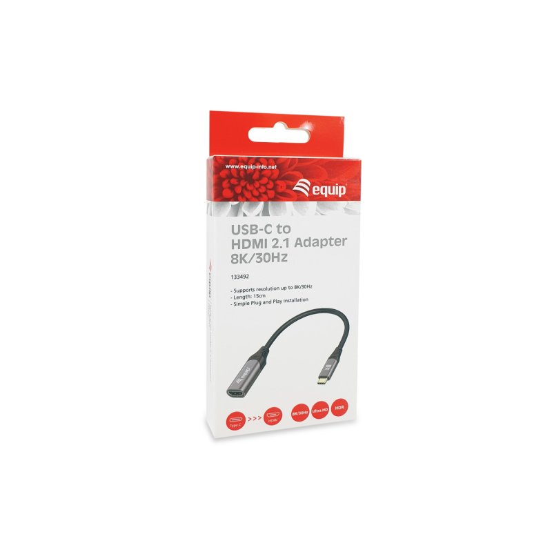 Equip Adaptateur USB-C vers HDMI 2.1, 8K/30Hz