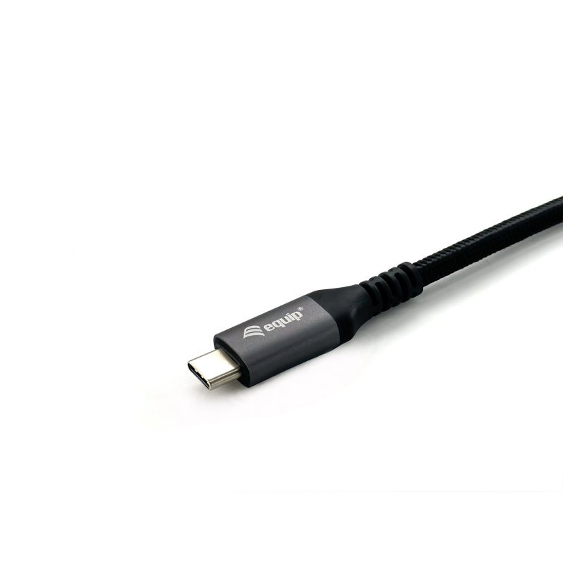 Equip Kabel USB-C 3.2 - C Verl. St/Bu 1.00m 5A 4K/60Hz sw