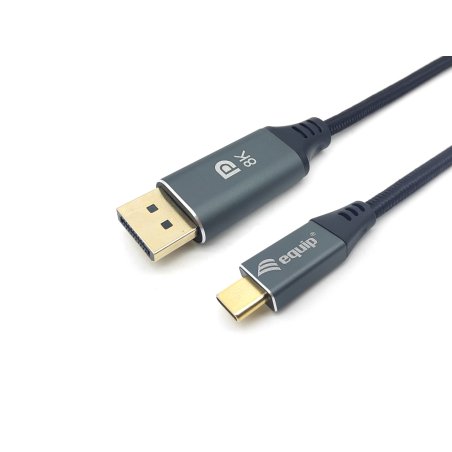 Equip Adapter USB-C - DisplayPort 8K60Hz 1.00m sw