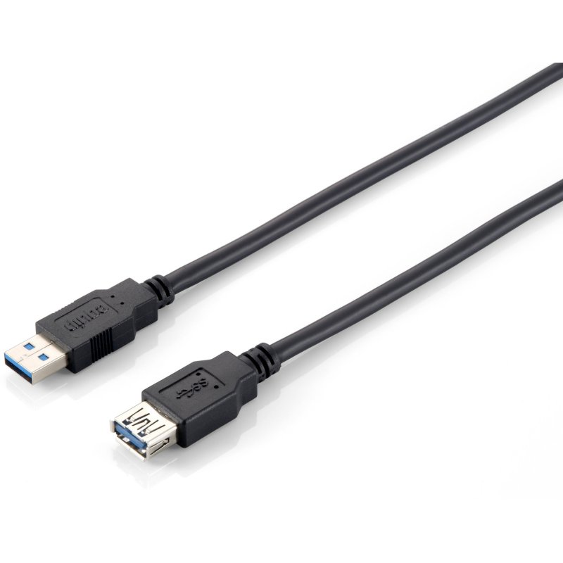 Equip 128398 Câble d'extension USB 3.0, A/M vers A/F, 2.0m, 5Gbps, noir