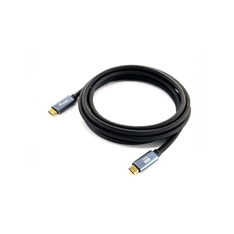 Equip Kabel USB-C 3.2 - C St/St 2.00m 5A 4K/60Hz sw