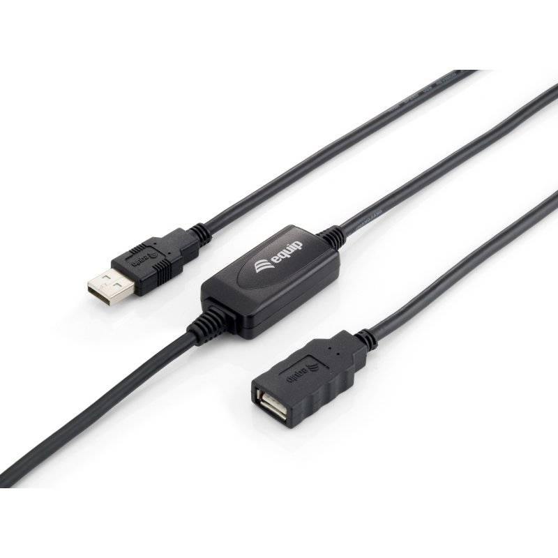 Equip 133310 câble USB USB 2.0 10 m USB A Noir