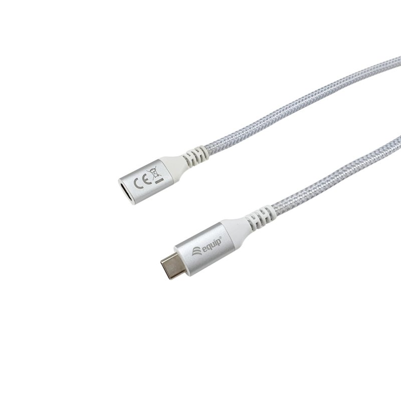 Equip Kabel USB-C 3.2 - C Verl. St/Bu 1.00m 5A 4K/60Hz ws