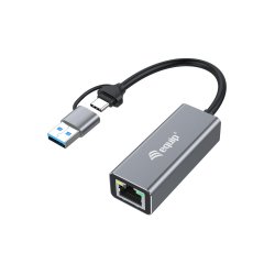 Equip USB-C to 2.5 Gigabit Ethernet Network (USB-C A) Adapter