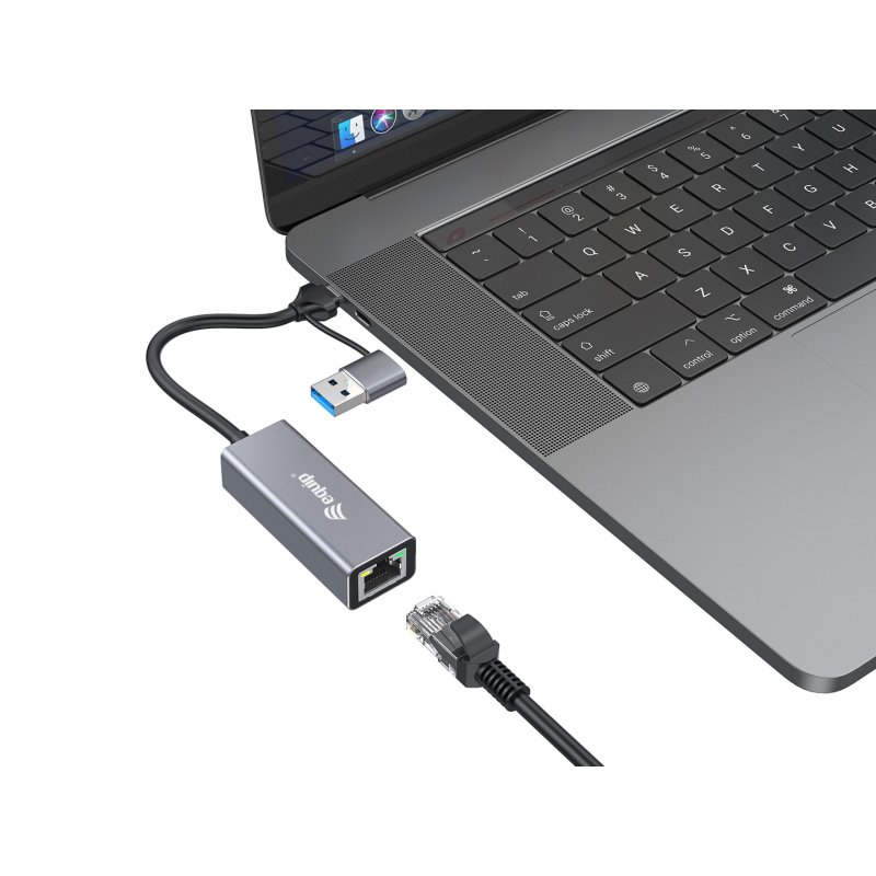 Equip USB-C to 2.5 Gigabit Ethernet Network (USB-C A) Adapter