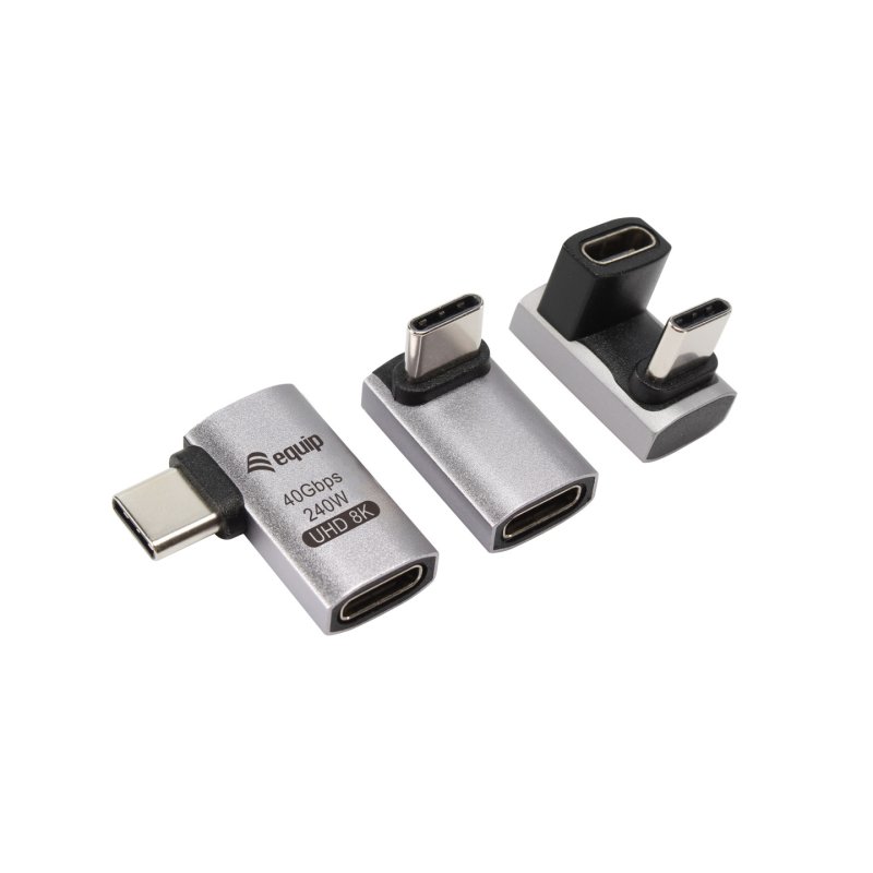 Equip Adapter USB 4.0 - USB-C 40Gbps. 240W PD. 3er-Pack gr