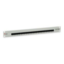 Equip 25-Port Cat.3 RJ45 ISDN Patch Panel, Light Grey