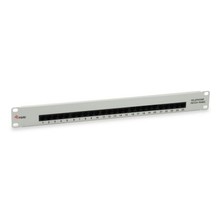 Equip Patchpanel 25x RJ45 Cat3 19" UTP 1HE ISDN hellgrau