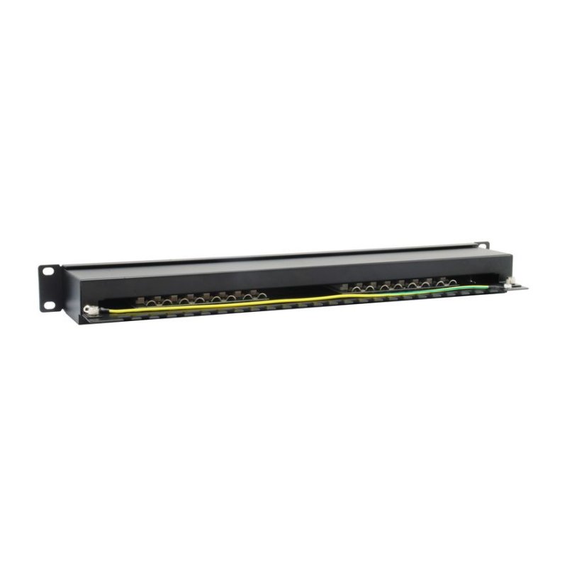 Equip 16-Port Cat.6 Shielded Patch Panel, Black