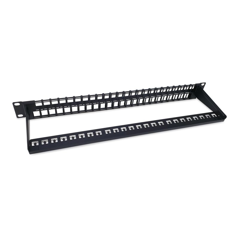 Equip Patchpanel 48x Cat6 19" UTP 1HE Keystone Montage sw