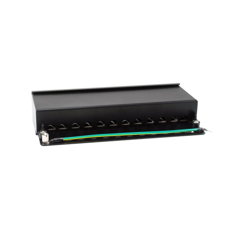 Equip Patchpanel 12x RJ45 Cat6A FTP 1HE Premium schwarz