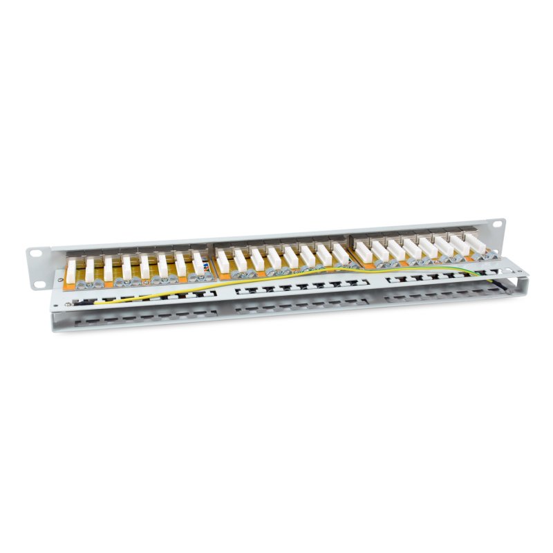 Equip Patchpanel 48x RJ45 Cat6A 19" FTP 1HE Premium hellgrau