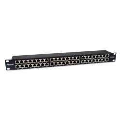 Equip Patchpanel 48x RJ45 Cat6A 19" FTP 1HE Premium schwarz