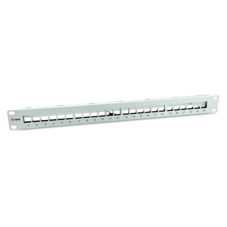 Equip Patchpanel 24x Cat6A 19" FTP 1HE Keystone Montage ws