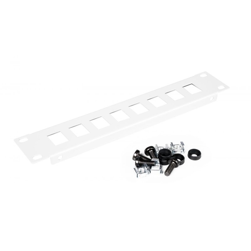 Equip Patchpanel 10" mit Keystone Montage 1U. grau