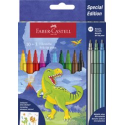 FABER-CASTELL Feutre Dino, étui en carton 18 6