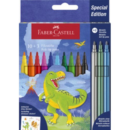 FABER-CASTELL Feutre Dino, étui en carton 18 6