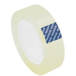 RAADHUIS Ruban adhésif, 12 mm x 33 m, PP, transparent