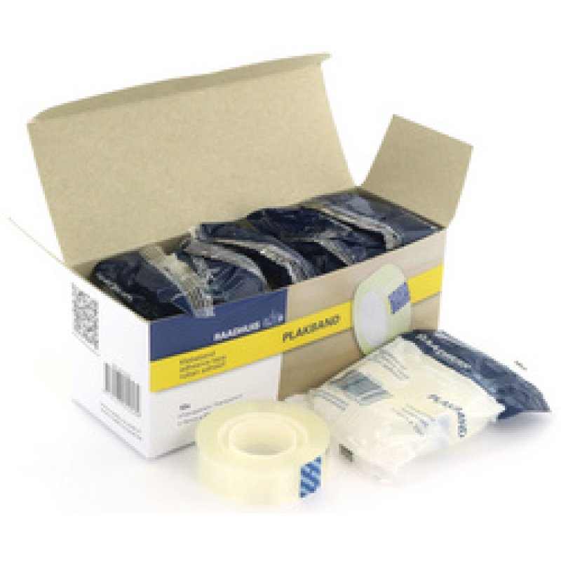 RAADHUIS Ruban adhésif, 19 mm x 33 m, PP, transparent