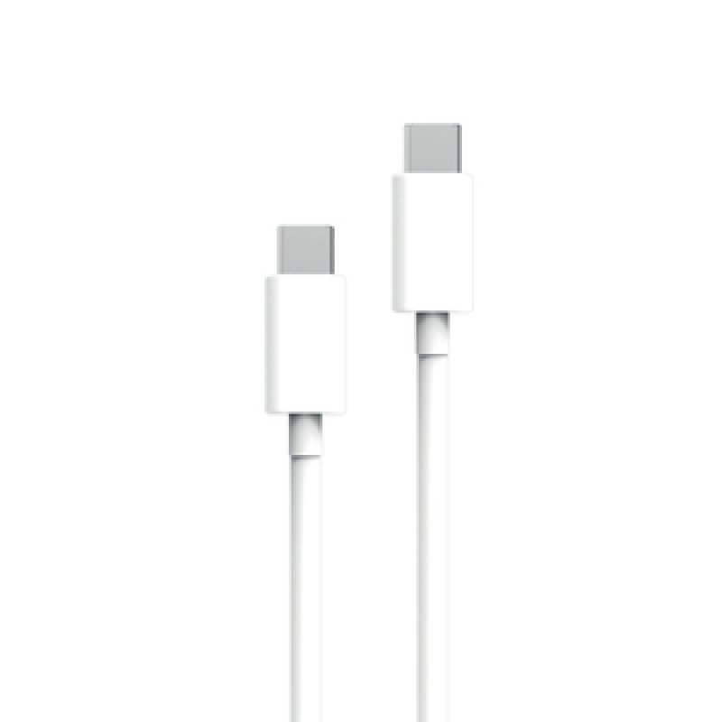 CABLE USB-C USB-C 0,5M BLANC