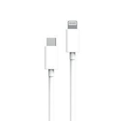 CABLE USB-C LIGHTNING 0,5M BLANC