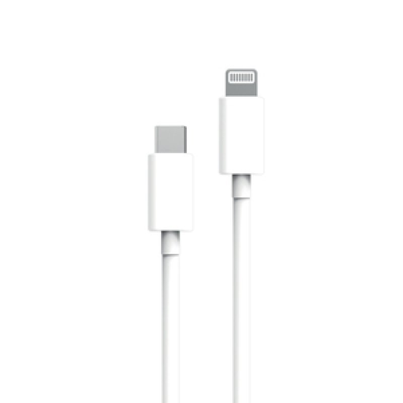 CABLE USB-C LIGHTNING 0,5M BLANC