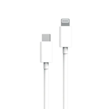 CABLE USB-C LIGHTNING 0,5M BLANC