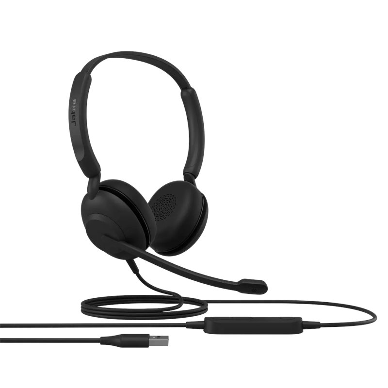 JABRA EVOLVE 10 STEREO USB-A LEATHERETTES BLK