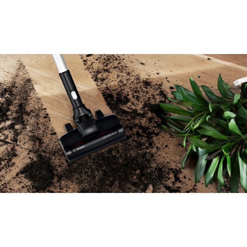 Bosch BSS715CARP stick vacuum/electric broom Battery Dry Bagless 0.3 L Black, Silver, White 5 Ah