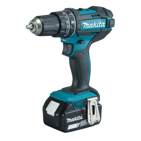 Makita DHP482RFX9 Akku-Schlagbohrschrauber 18V 1900 tr/min Sans clé 1,5 kg Noir, Vert