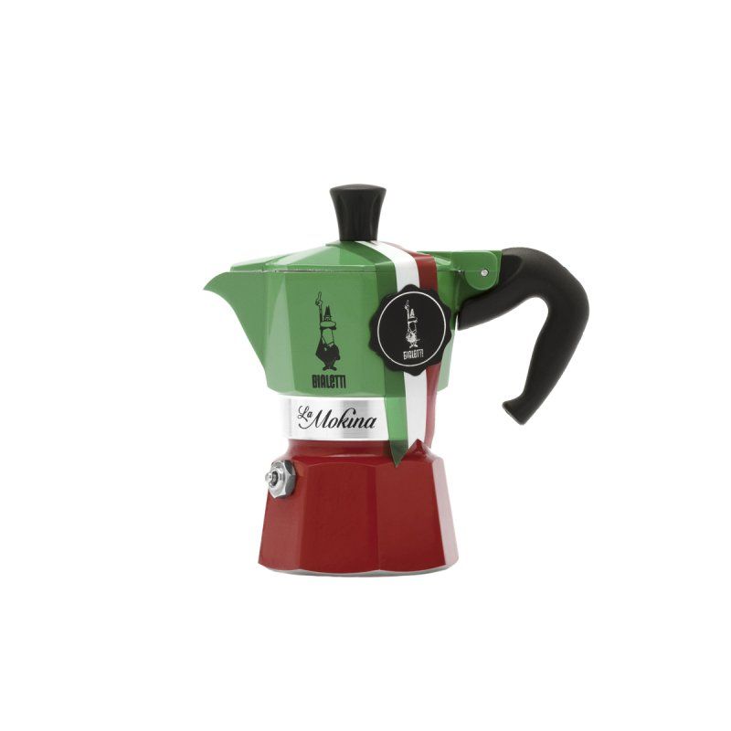 Bialetti 0005650 Set cafetière à pressoir 0,5 L Noir, Vert, Rouge