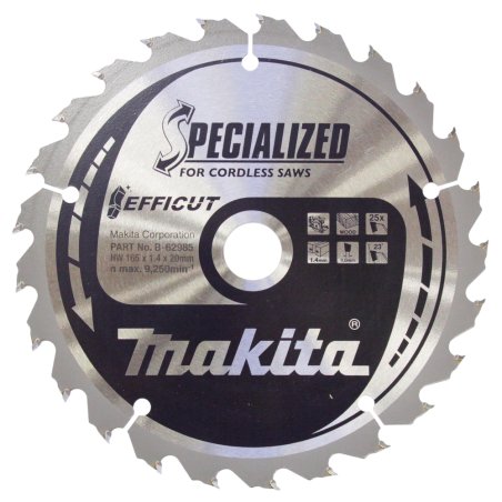 Makita B-62985 lame de scie circulaire 16,5 cm 1 pièce(s)