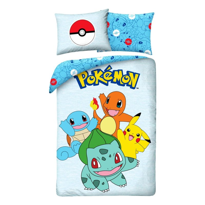 Pokémon parure de lit Ver. 6 140 x 200 cm / 70 x 90 cm