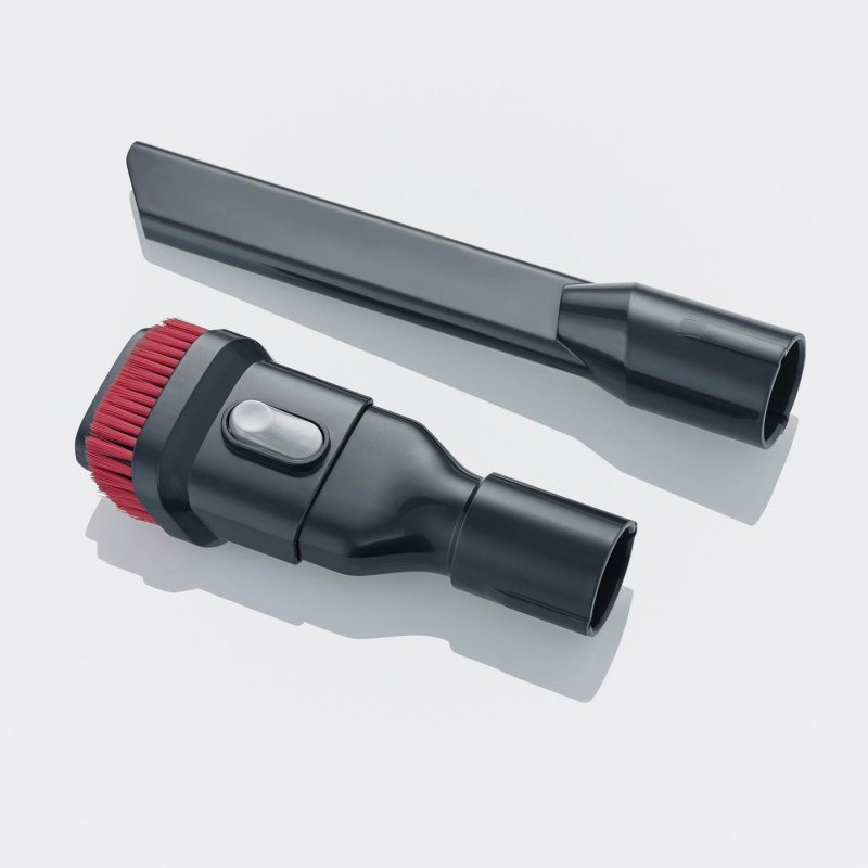 Severin HV7966 Aspirateur balai Batterie Sec Sac à poussière 0,5 L 120 W Noir, Rouge, Argent 2200 Ah