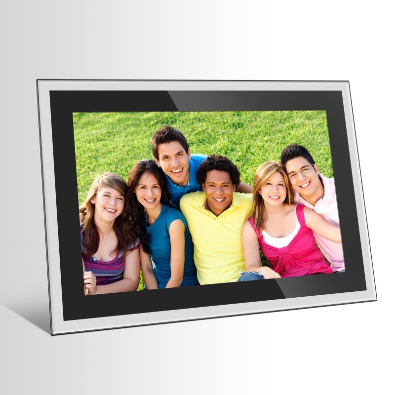 Braun Photo Technik 21253 digital photo frame Black, Silver 25.6 cm (10.1") Touchscreen Wi-Fi