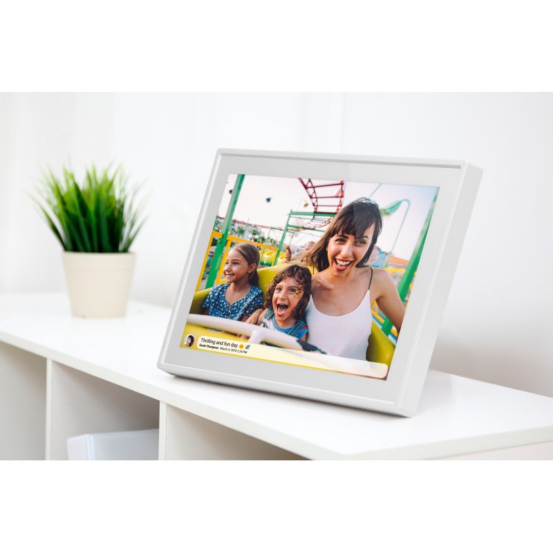 Braun Photo Technik 21259 digital photo frame White 25.6 cm (10.1") Touchscreen Wi-Fi