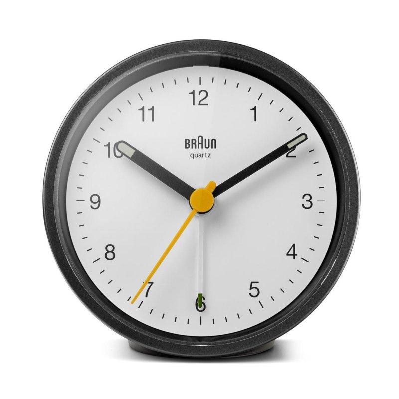 Braun BC 12 BW Quarzwecker schwarz