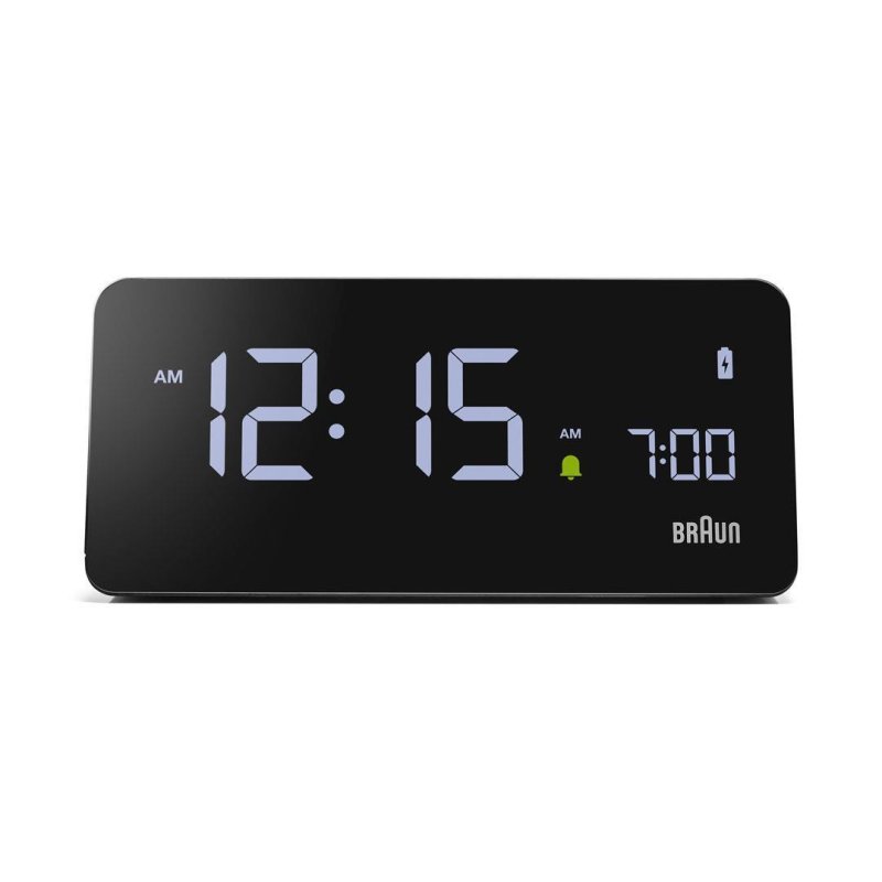 Braun BC21 Digital alarm clock Black