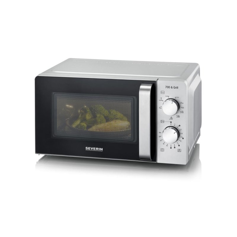 Severin MW 7780 microwave Black Silver Grill microwave Countertop 17 L 700 W