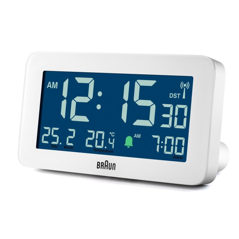 Braun BC10 Digital alarm clock White